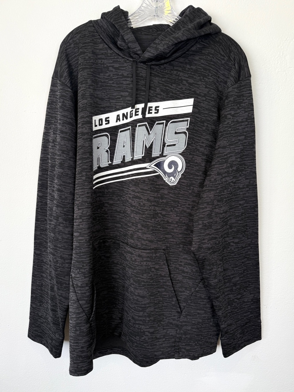 NFL Team Apparel Size XL Los Angeles Rams Black Hoodie Sweatshirt